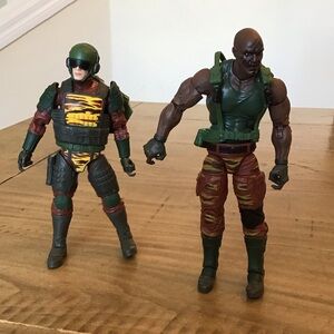 G.I. Joe Classified Series action figures of Tiger Force Roadblock and Tripwire
